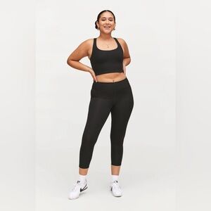 Girlfriend Collective Black Athletic Leggings, Size L - Comfortable & Supportive
